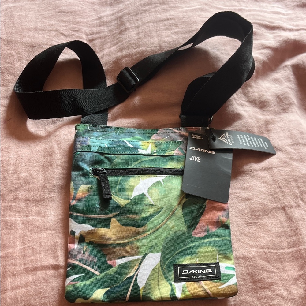 Dakine Tropical Green Crossbody Bag